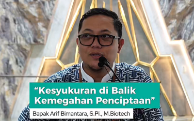 Kuliah Dzuhur UNISA: Kesyukuran di Balik Kemegahan Penciptaan || Arif Bimantara, S.Pi., M.Biotech