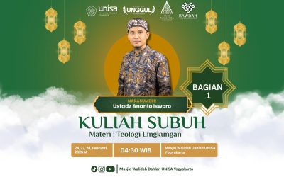 Teologi Lingkungan, Ustadz Ananto Isworo Ajak Jamaah Menjaga Alam sebagai Amanah
