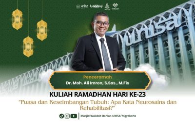 PUASA DAN KESEIMBANGAN TUBUH: APA KATA NEUROSAINS DAN REHABILITASI?
